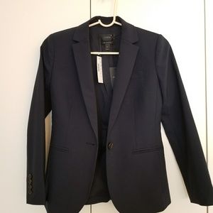 J.Crew Petite Suit in Navy Italian Stretch Wool